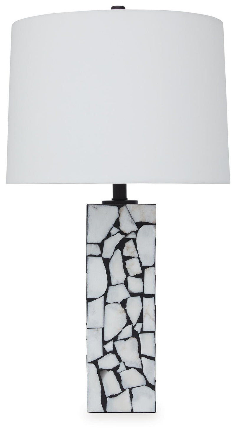 Macaria White/Black Table Lamp (Set of 2) - L429044X2