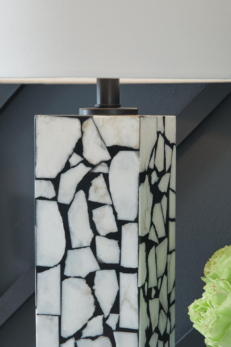 Macaria White/Black Table Lamp (Set of 2) - L429044X2