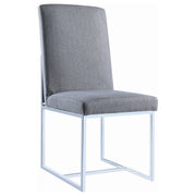 Mackinnon Upholstered Dining Side Chair Grey (Set of 2) - 107143