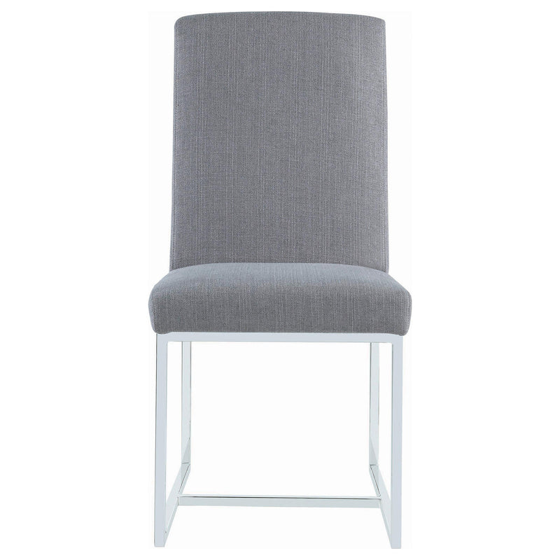 Mackinnon Upholstered Dining Side Chair Grey (Set of 2) - 107143