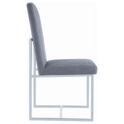Mackinnon Upholstered Dining Side Chair Grey (Set of 2) - 107143