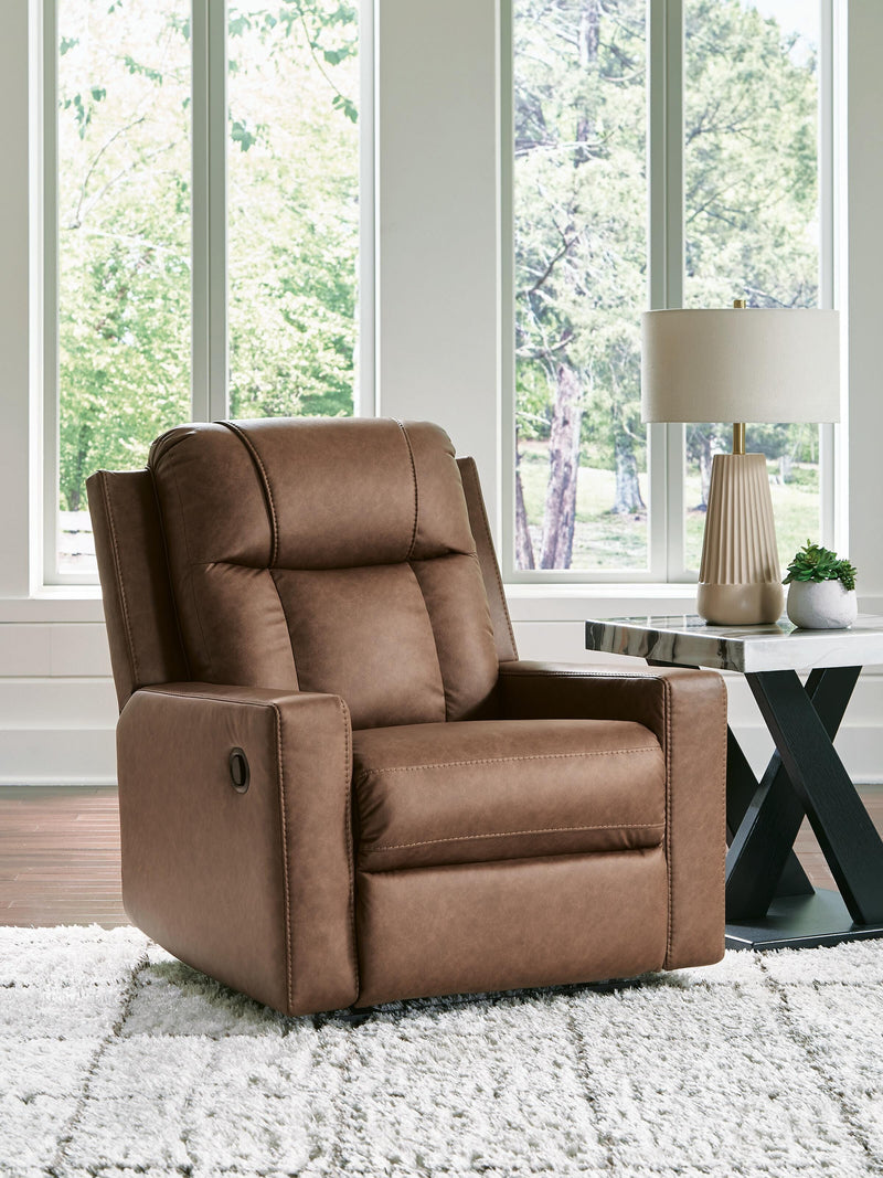 Mackmenville Caramel Recliner - 7471429