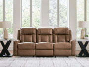 Mackmenville Caramel Reclining Sofa - 7471488
