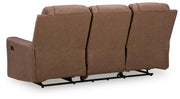 Mackmenville Caramel Reclining Sofa - 7471488