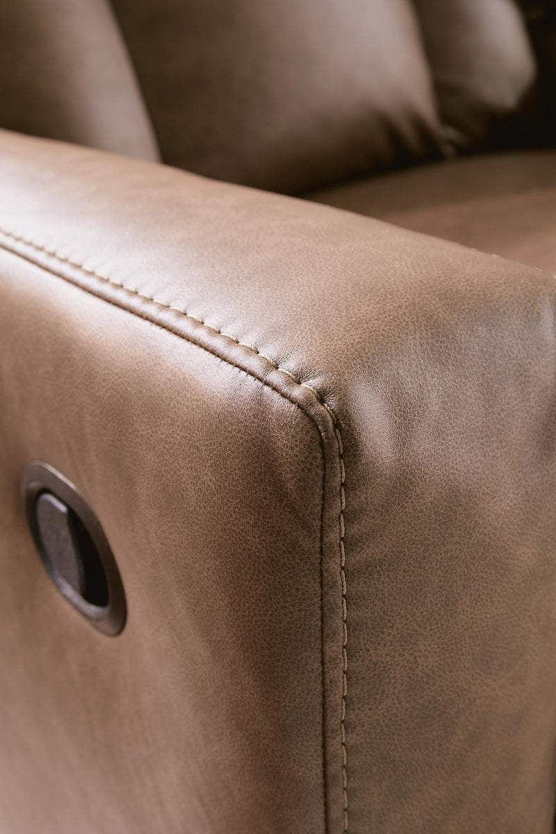 Mackmenville Caramel Reclining Sofa - 7471488