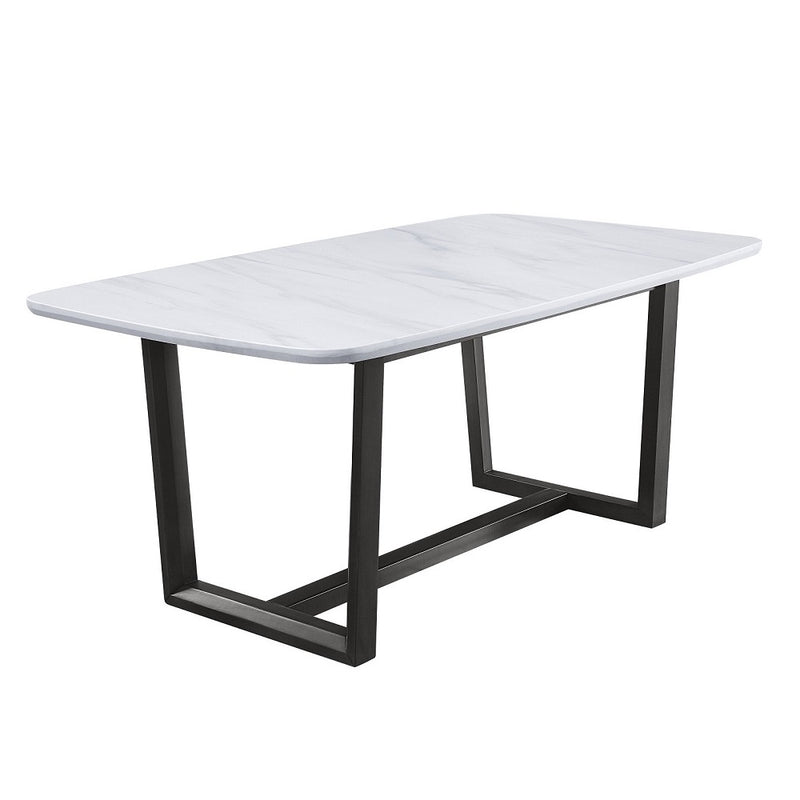Madan Dining Table W/Marble Top - DN00059
