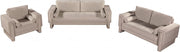 Madeline 65" Chenille Fabric Upholstered Loveseat in Beige - 152Beige-L