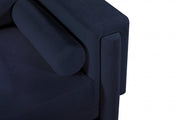 Madeline 65" Chenille Fabric Upholstered Loveseat in Blue - 152Navy-L