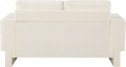 Madeline 65" Chenille Fabric Upholstered Loveseat in Cream - 152Cream-L
