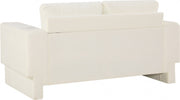 Madeline 65" Chenille Fabric Upholstered Loveseat in Cream - 152Cream-L