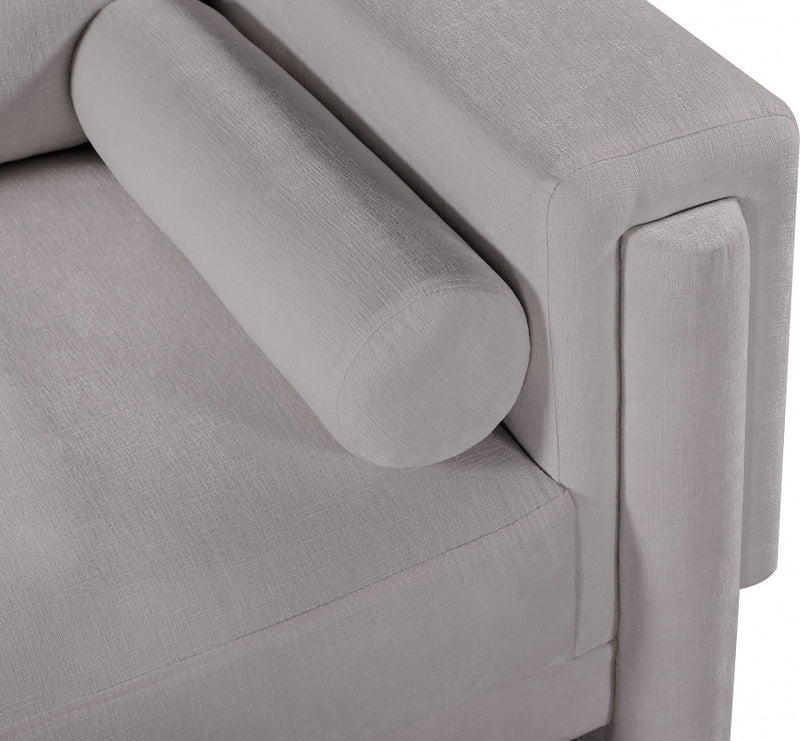 Madeline 65" Chenille Fabric Upholstered Loveseat in Grey - 152Grey-L