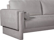 Madeline 65" Chenille Fabric Upholstered Loveseat in Grey - 152Grey-L