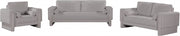 Madeline 65" Chenille Fabric Upholstered Loveseat in Grey - 152Grey-L