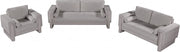 Madeline 65" Chenille Fabric Upholstered Loveseat in Grey - 152Grey-L
