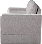 Madeline 65" Chenille Fabric Upholstered Loveseat in Grey - 152Grey-L