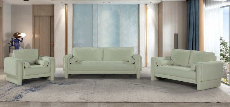 Madeline 65" Chenille Fabric Upholstered Loveseat in Mint - 152Mint-L