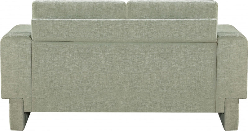 Madeline 65" Chenille Fabric Upholstered Loveseat in Mint - 152Mint-L