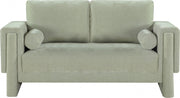 Madeline 65" Chenille Fabric Upholstered Loveseat in Mint - 152Mint-L