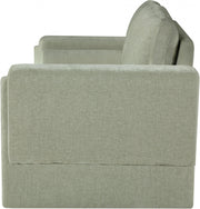Madeline 65" Chenille Fabric Upholstered Loveseat in Mint - 152Mint-L