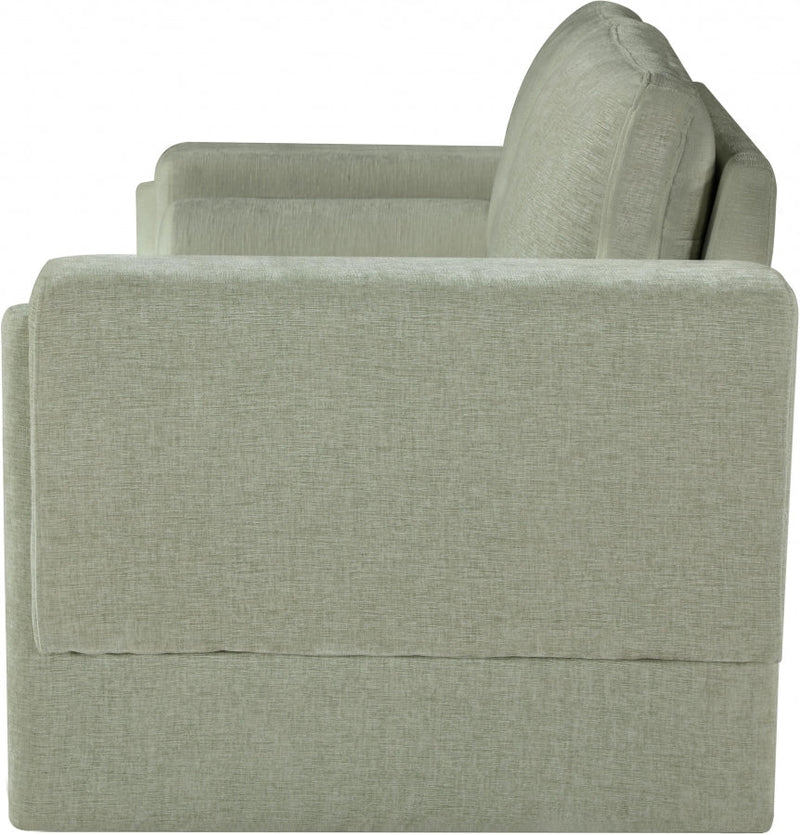 Madeline 65" Chenille Fabric Upholstered Loveseat in Mint - 152Mint-L