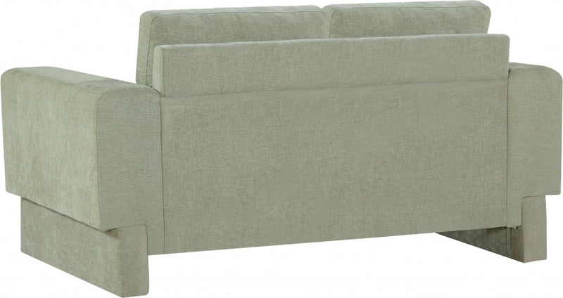 Madeline 65" Chenille Fabric Upholstered Loveseat in Mint - 152Mint-L
