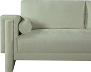 Madeline 65" Chenille Fabric Upholstered Loveseat in Mint - 152Mint-L