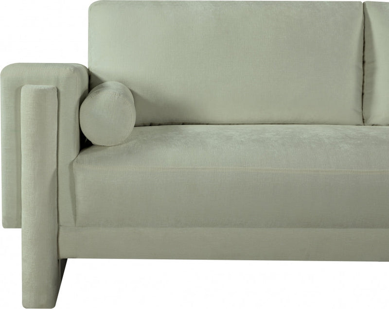 Madeline 65" Chenille Fabric Upholstered Loveseat in Mint - 152Mint-L