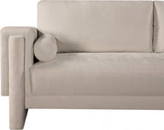 Madeline 89" Chenille Fabric Upholstered Sofa in Beige - 152Beige-S