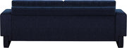 Madeline 89" Chenille Fabric Upholstered Sofa in Blue - 152Navy-S