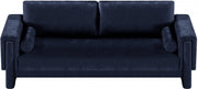Madeline 89" Chenille Fabric Upholstered Sofa in Blue - 152Navy-S