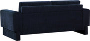 Madeline 89" Chenille Fabric Upholstered Sofa in Blue - 152Navy-S
