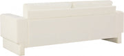 Madeline 89" Chenille Fabric Upholstered Sofa in Cream - 152Cream-S