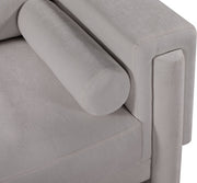 Madeline 89" Chenille Fabric Upholstered Sofa in Grey - 152Grey-S