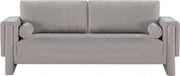 Madeline 89" Chenille Fabric Upholstered Sofa in Grey - 152Grey-S