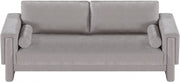 Madeline 89" Chenille Fabric Upholstered Sofa in Grey - 152Grey-S