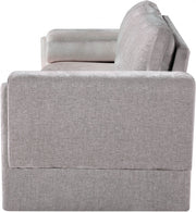Madeline 89" Chenille Fabric Upholstered Sofa in Grey - 152Grey-S