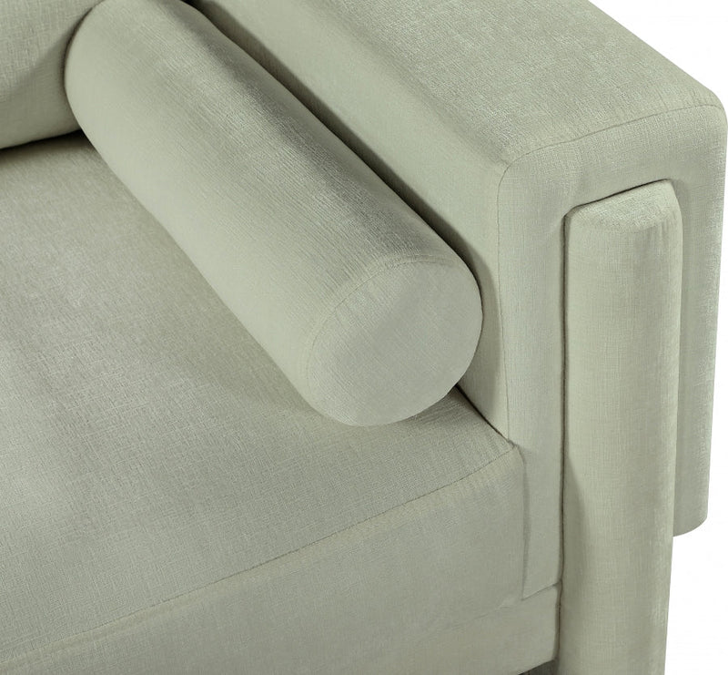 Madeline 89" Chenille Fabric Upholstered Sofa in Mint - 152Mint-S