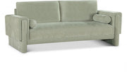 Madeline 89" Chenille Fabric Upholstered Sofa in Mint - 152Mint-S