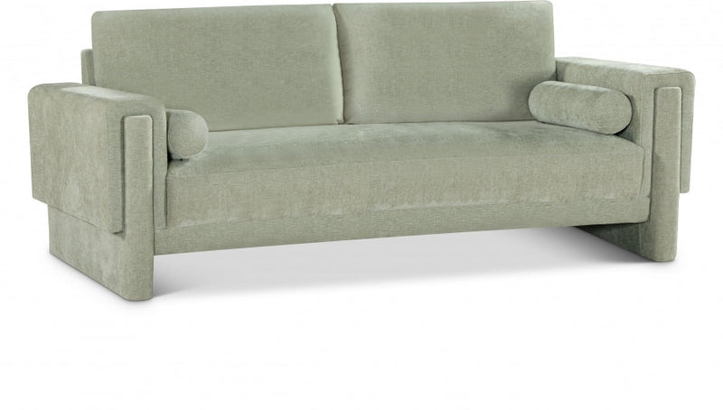 Madeline 89" Chenille Fabric Upholstered Sofa in Mint - 152Mint-S