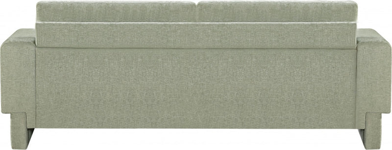 Madeline 89" Chenille Fabric Upholstered Sofa in Mint - 152Mint-S