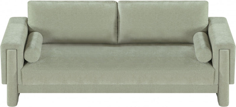 Madeline 89" Chenille Fabric Upholstered Sofa in Mint - 152Mint-S