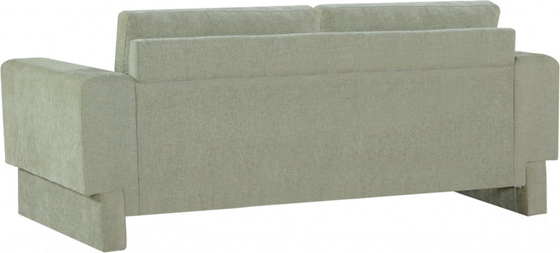 Madeline 89" Chenille Fabric Upholstered Sofa in Mint - 152Mint-S