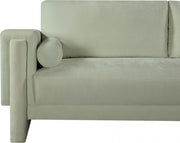 Madeline 89" Chenille Fabric Upholstered Sofa in Mint - 152Mint-S