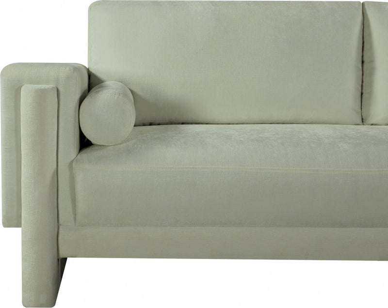 Madeline 89" Chenille Fabric Upholstered Sofa in Mint - 152Mint-S
