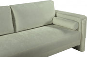 Madeline 89" Chenille Fabric Upholstered Sofa in Mint - 152Mint-S