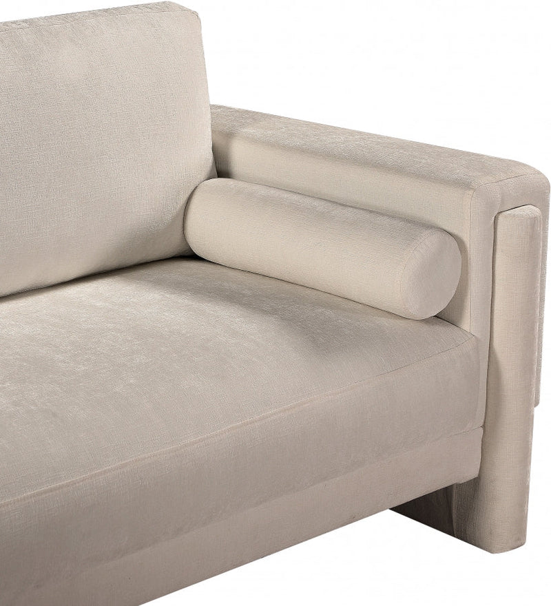 Madeline Chenille Fabric Upholstered Living Room Chair in Beige - 152Beige-C