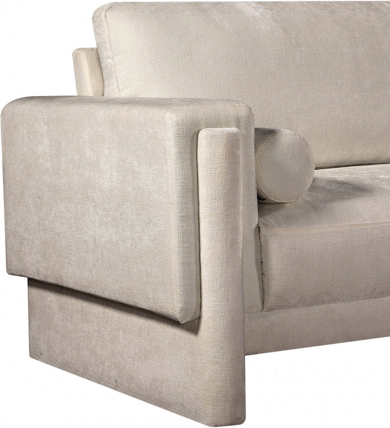 Madeline Chenille Fabric Upholstered Living Room Chair in Beige - 152Beige-C