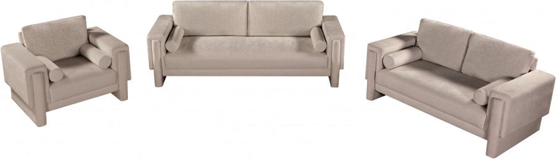 Madeline Chenille Fabric Upholstered Living Room Chair in Beige - 152Beige-C