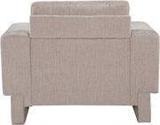 Madeline Chenille Fabric Upholstered Living Room Chair in Beige - 152Beige-C