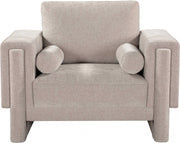 Madeline Chenille Fabric Upholstered Living Room Chair in Beige - 152Beige-C